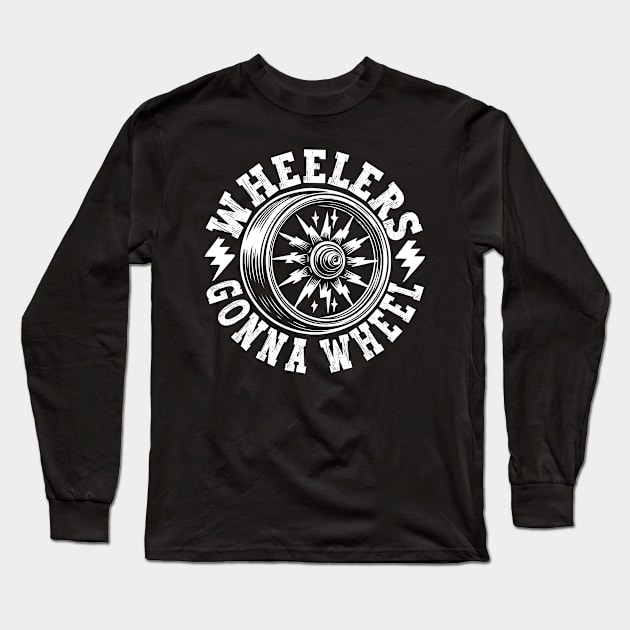 Funny Electric Unicycle Tee For EUC Lovers Cute Monowheel Long Sleeve T-Shirt by hello world